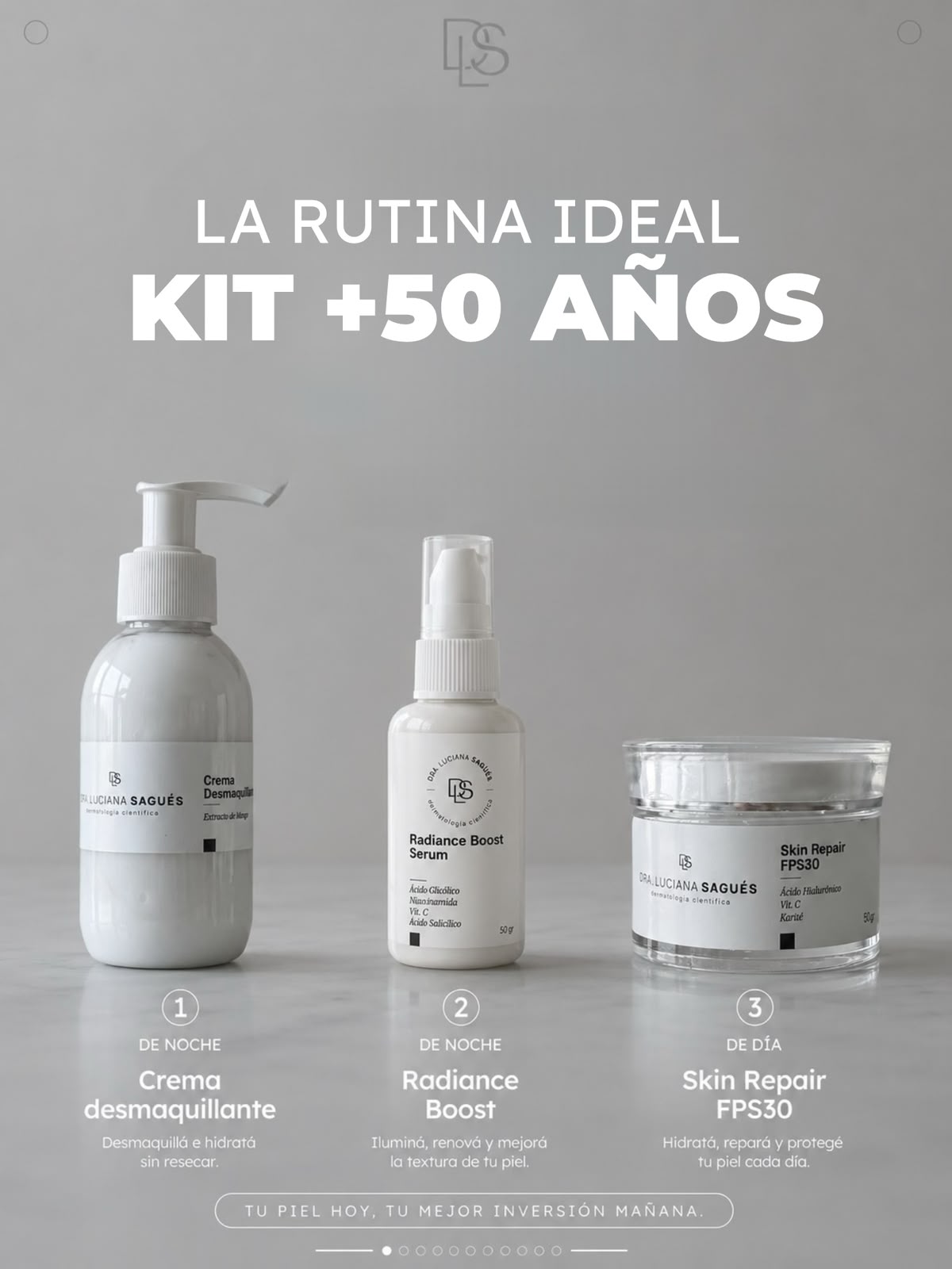 Kit Reparación Intensiva +50 | Restauración y Radiance - LS SkinLab